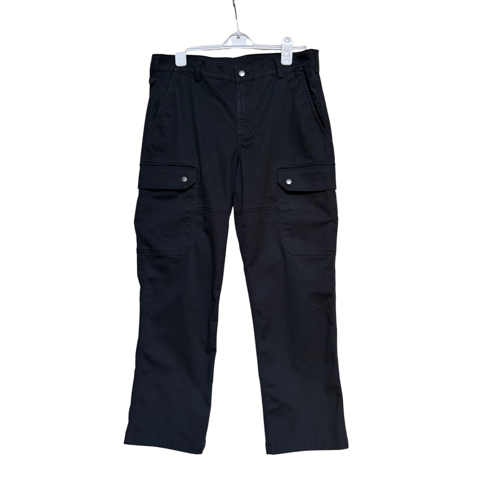 40 Grit by Duluth Trading Co Mens Black Cargo Pants 34x30 (35x29) Standard‎ Fit